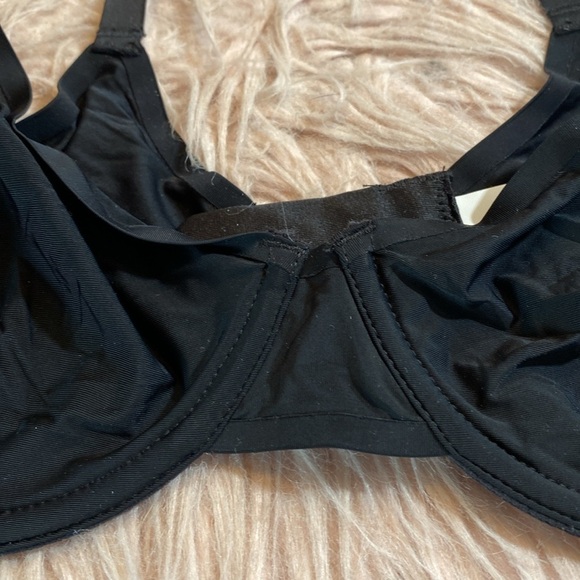 NWT SMOOTHEZ By Aerie Black Unlined Full Coverage Bra - Picture 4 of 9